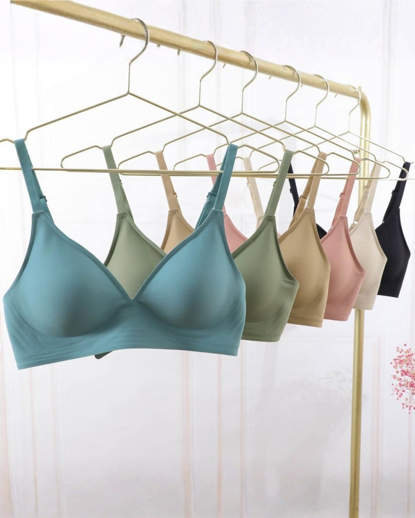 Premium Comfort Bra — Thin Straps & Soft Support — Cygnuss