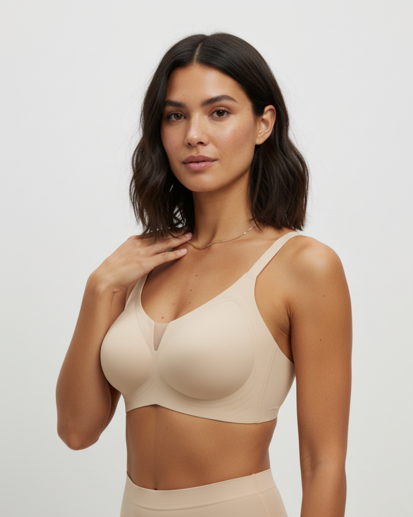 Glamour Thin‑Strap Bra — Velvety Soft Feel — Cygnuss