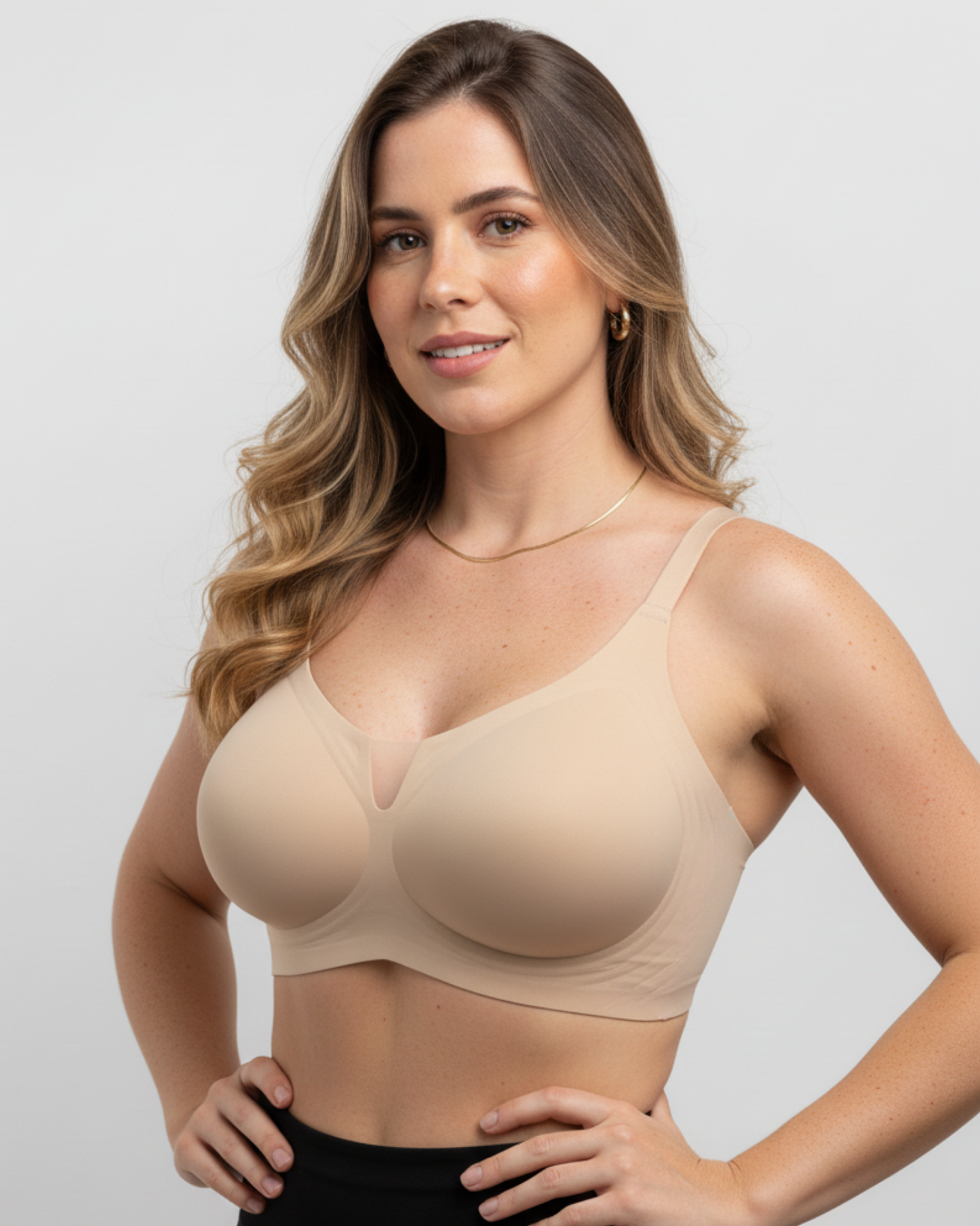 Glamour Thin‑Strap Bra — Velvety Soft Feel — Cygnuss