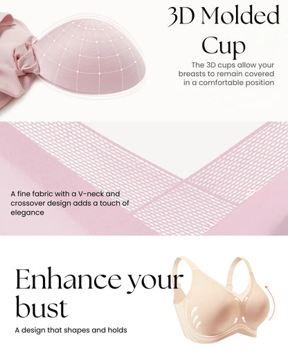 Soutien-gorge sans armatures Elegance Grande Taille - Confort sophistiqué
