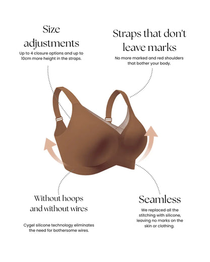 Soutien-gorge sans armatures Elegance Grande Taille - Confort sophistiqué