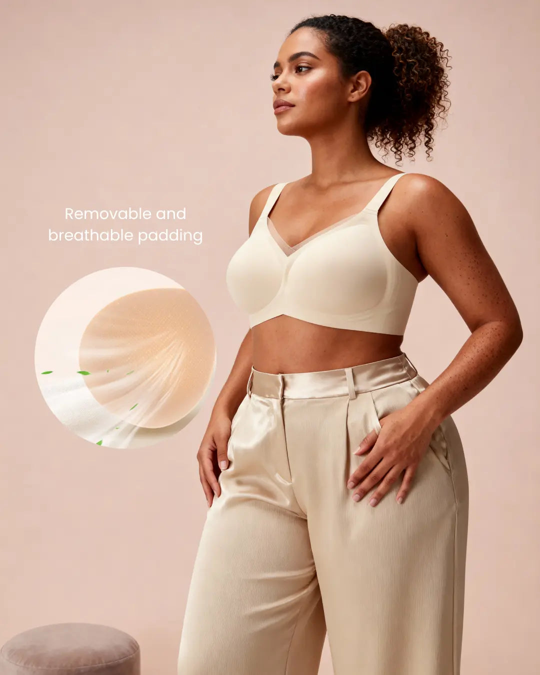 Soutien-gorge sans armatures Elegance Grande Taille - Confort sophistiqué