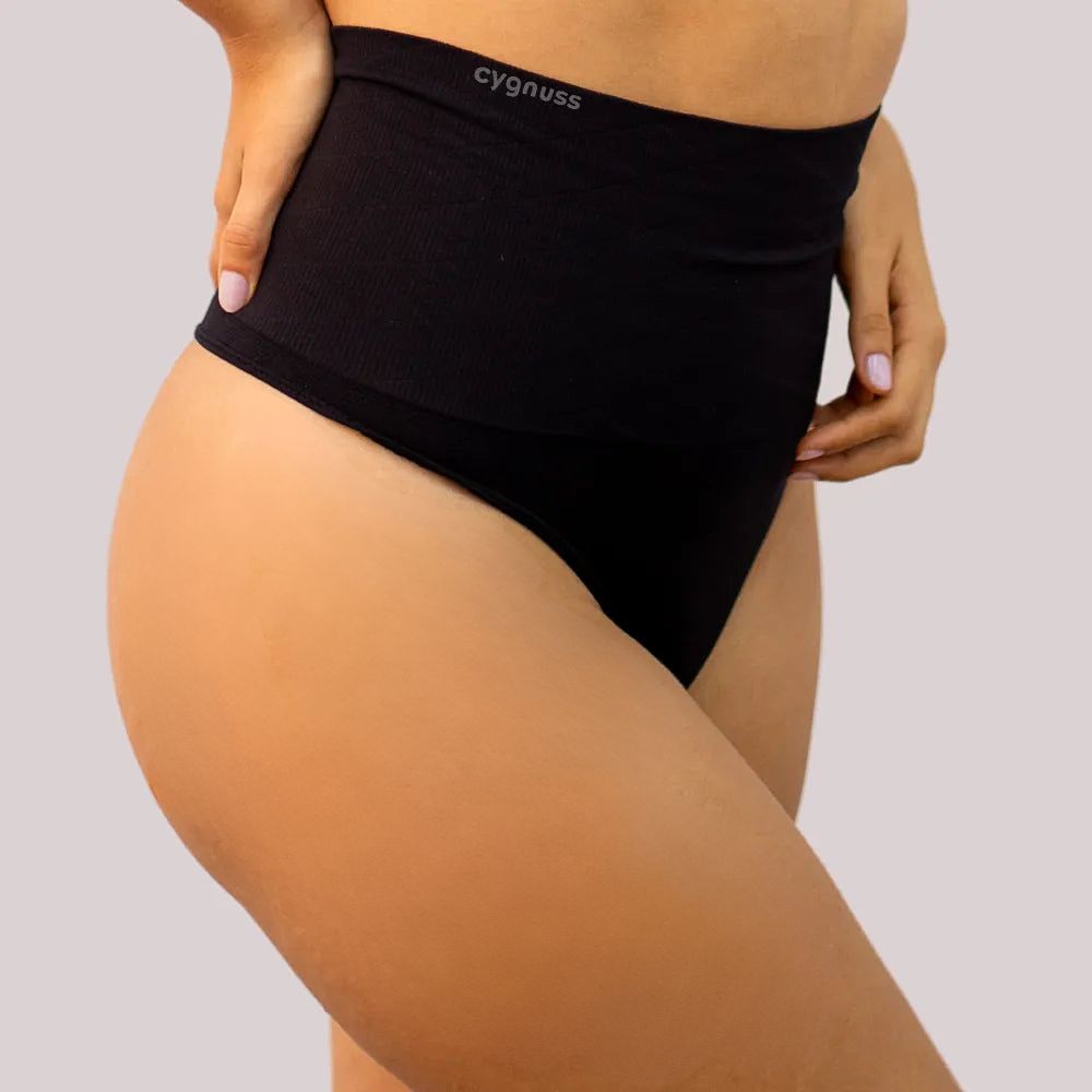 3‑Pack Peach Shaping Thongs in 3 Black — Cygnuss