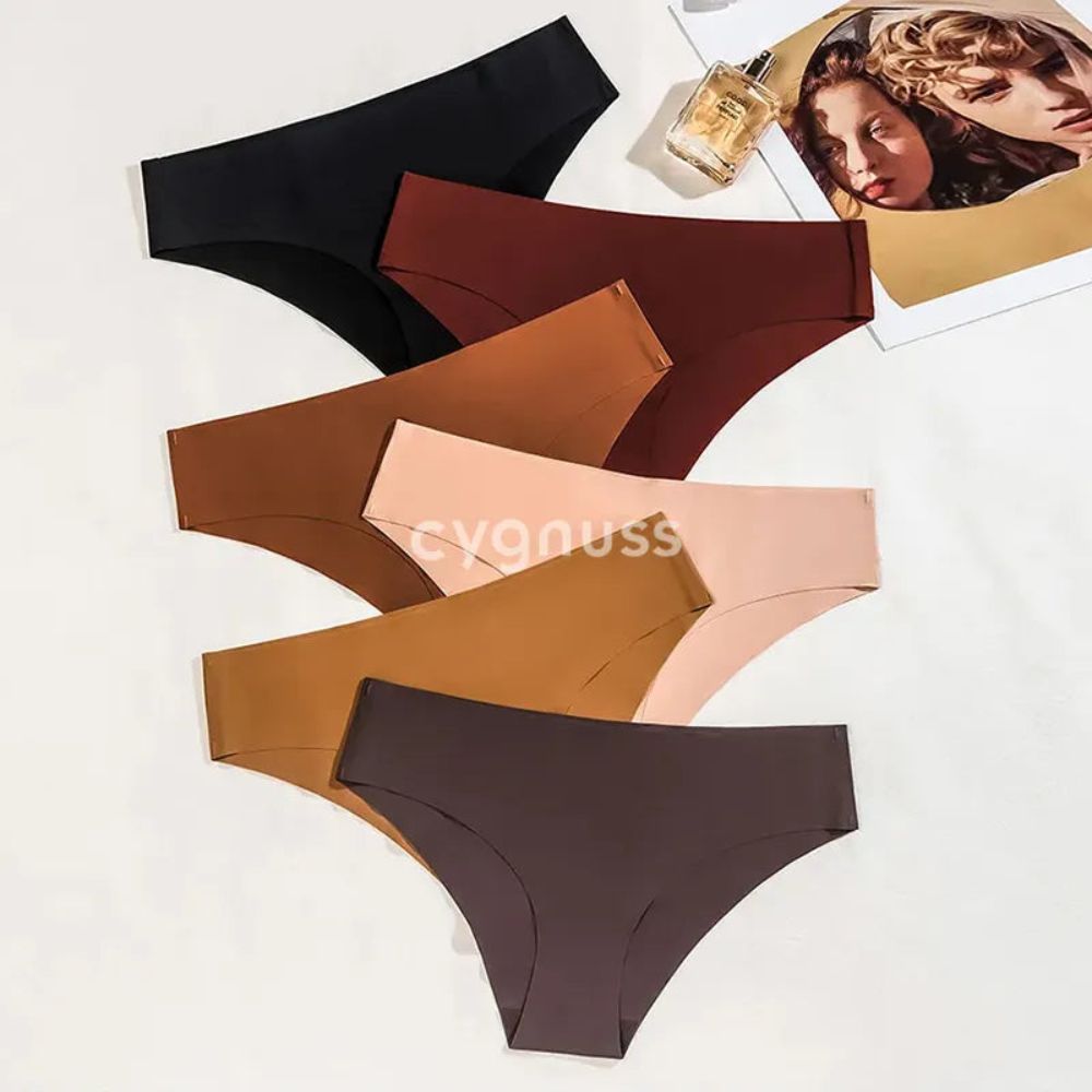 6‑Pack Silk Seamless Panties — Cygnuss
