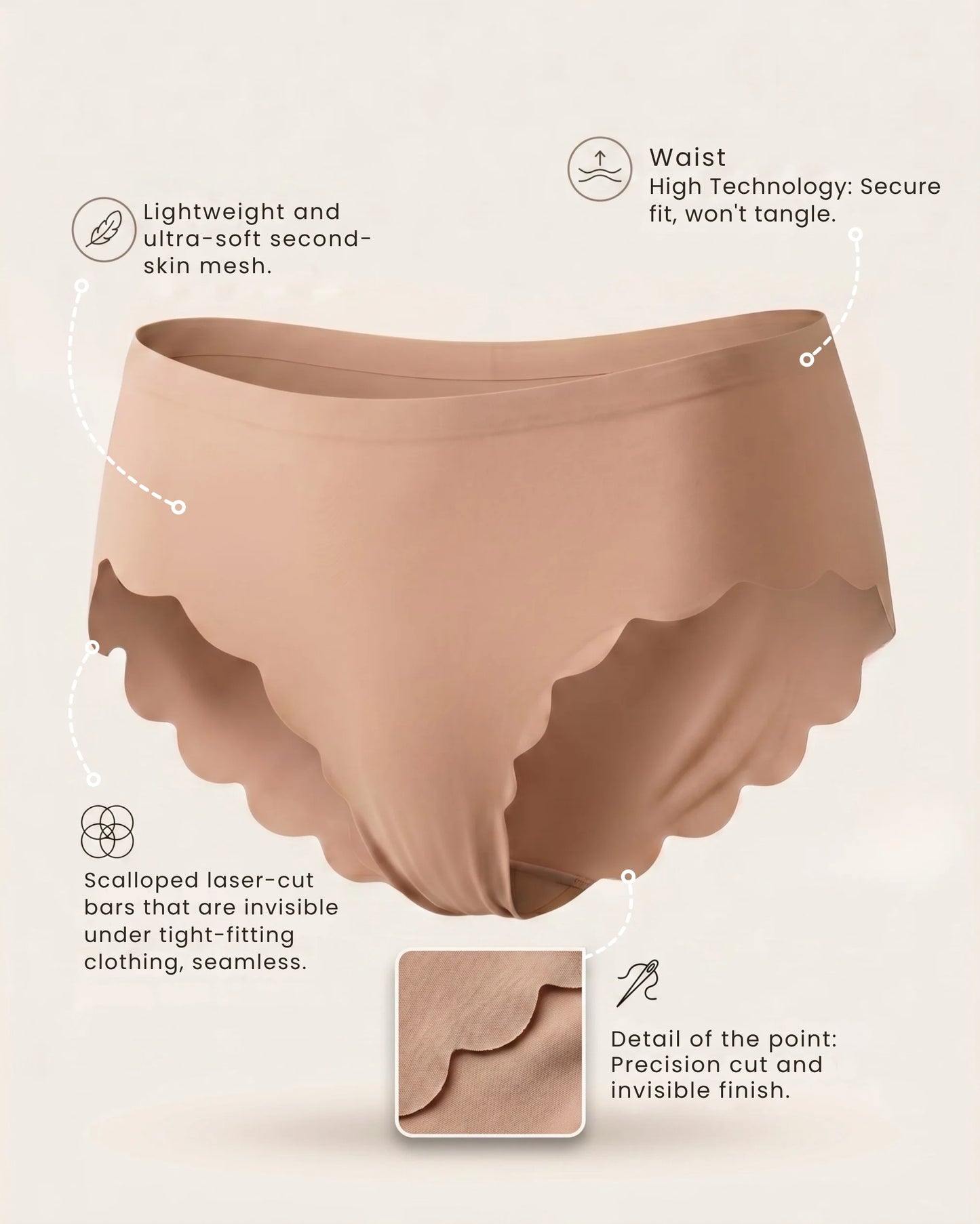 Bubbles Panties - Seamless Comfort