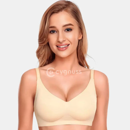 Slim Comfort Wireless Bra — Removable Pads — Cygnuss