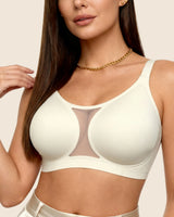 Charmy wirefree support bra - Beige