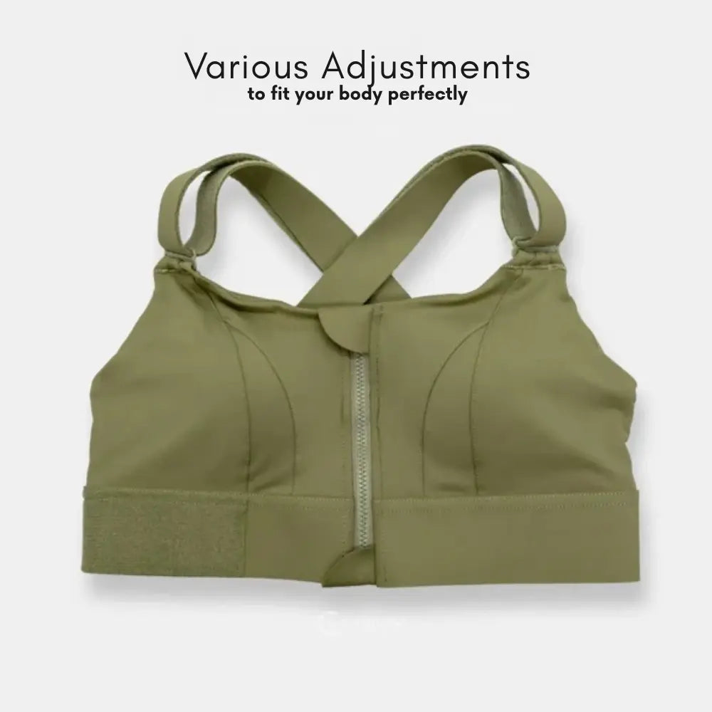 Active Top — Zip Front & Velcro Adjustments