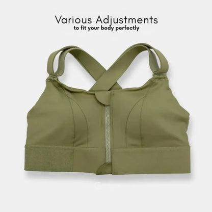 Active Top — Zip Front & Velcro Adjustments