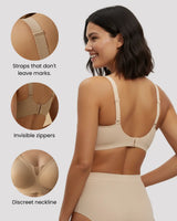 Glamour Thin‑Strap Bra — Velvety Soft Feel