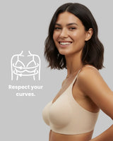 Glamour Thin‑Strap Bra — Velvety Soft Feel