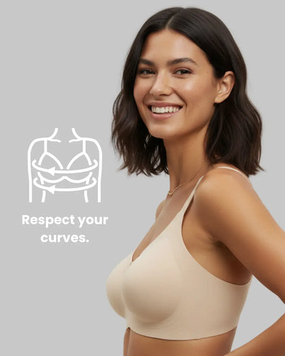 Glamour Thin‑Strap Bra — Velvety Soft Feel