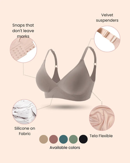 Premium Comfort Bra — Thin Straps & Soft Support