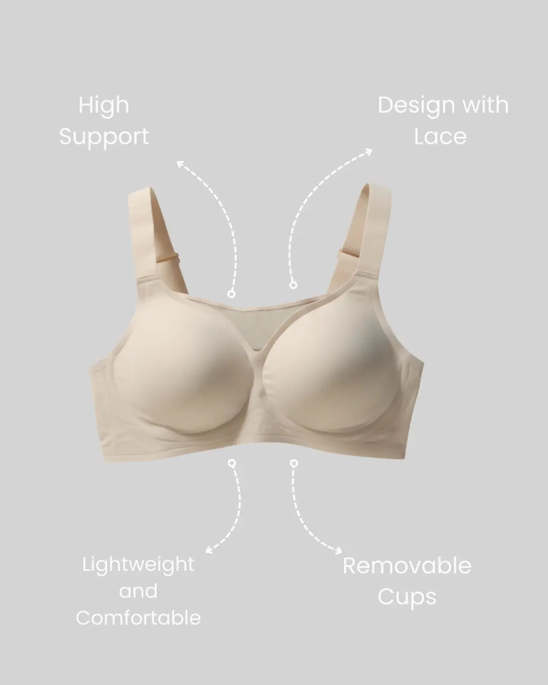 Everyday Compression Bra — Plus-Size Shaping Top