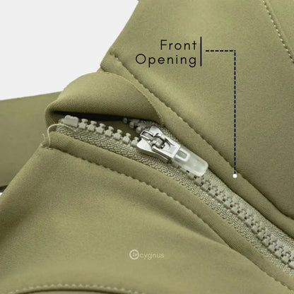 Active Top — Zip Front & Velcro Adjustments