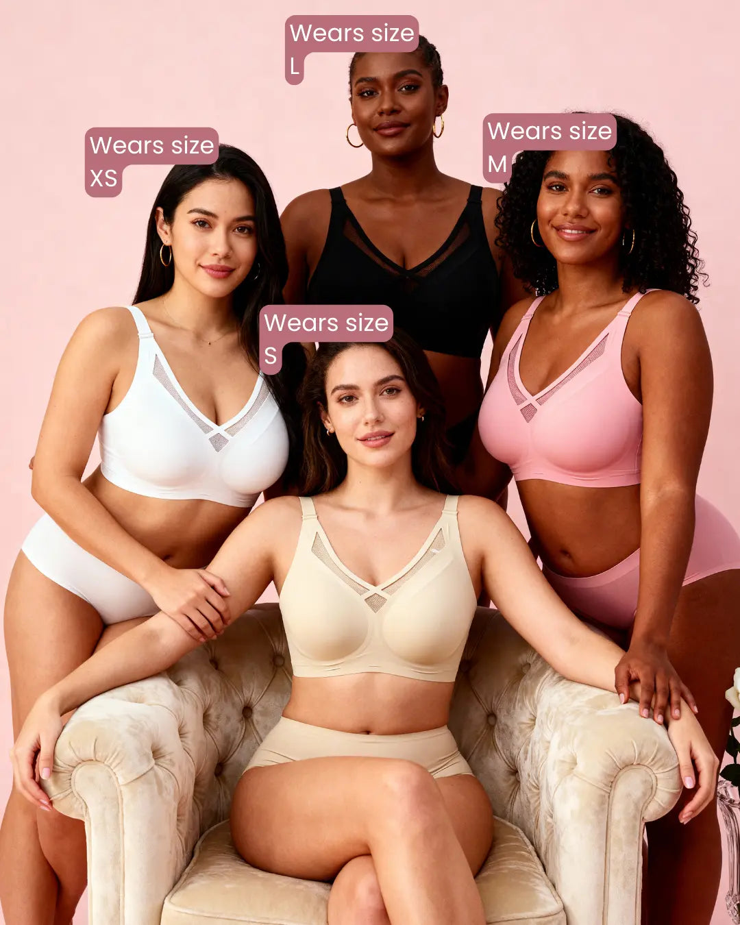 Dreams Reinforced Bra — High Support, All‑Day Comfort