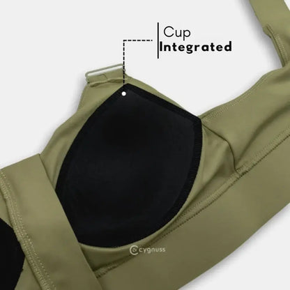 Active Top — Zip Front & Velcro Adjustments