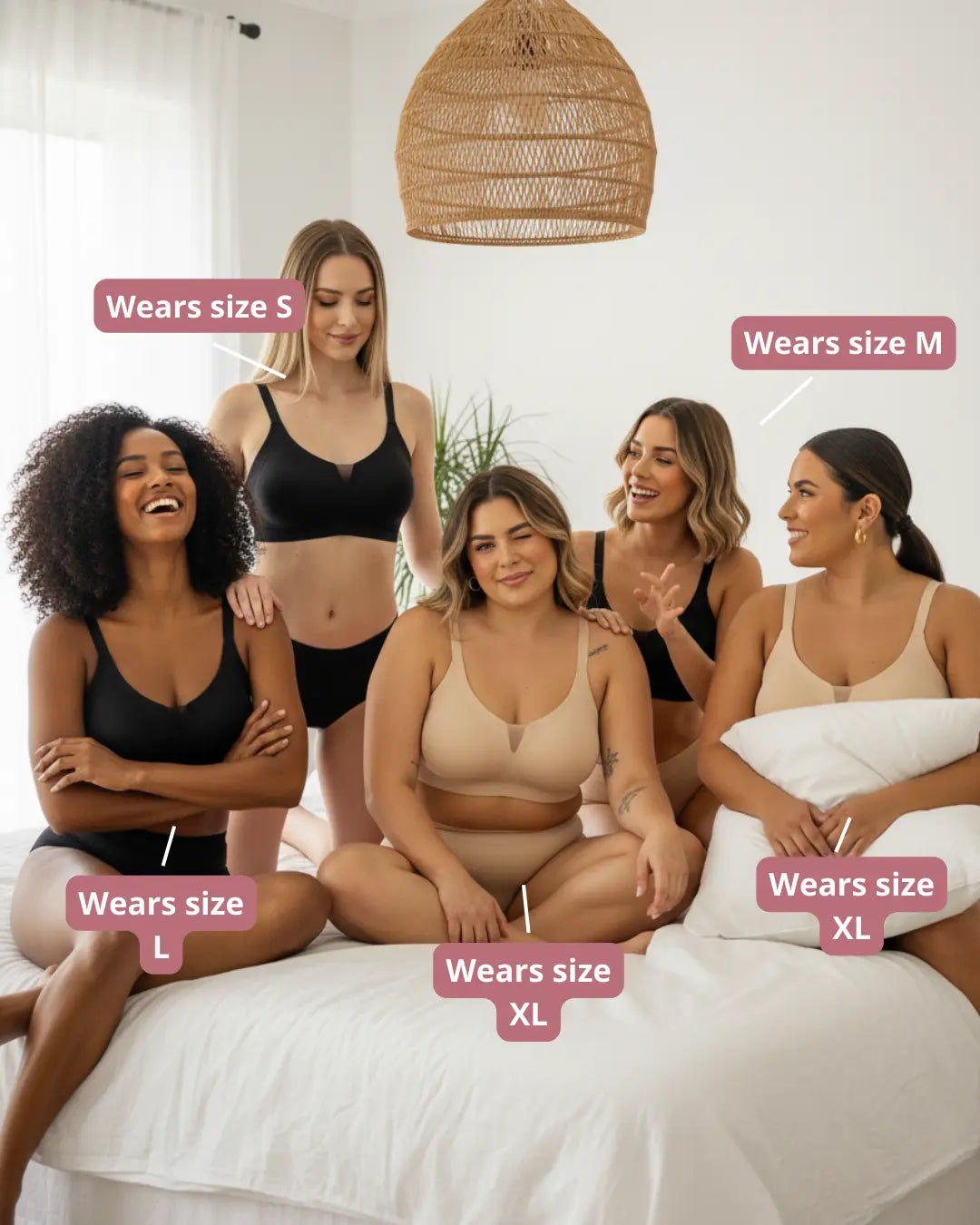 Glamour Thin‑Strap Bra — Velvety Soft Feel