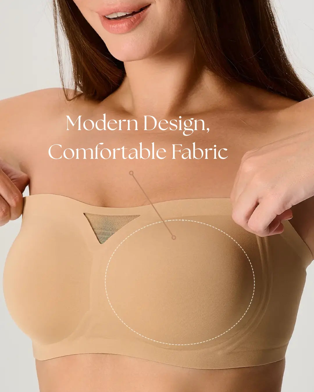 Sensation Strapless Bra — Removable Cups