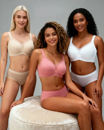 Soutien-gorge sans armatures Elegance Grande Taille - Confort sophistiqué