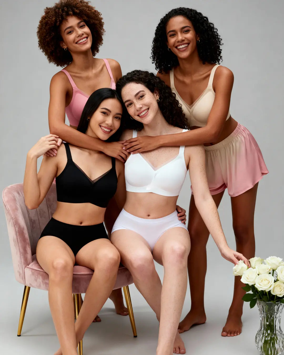 Soutien-gorge sans armatures Elegance Grande Taille - Confort sophistiqué