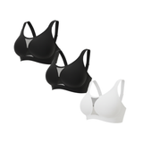 Charmy wirefree support bra - 2-pack: Beige