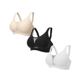 Charmy wirefree support bra - 2-pack: Black