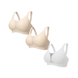 Charmy wirefree support bra - 2-pack: Beige