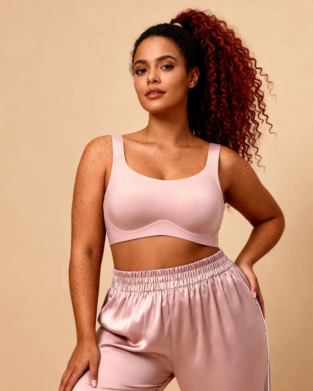 Cygnuss premium full-coverage wire-free comfort bra - Black