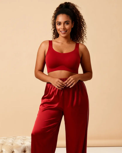 Cygnuss premium full-coverage wire-free comfort bra - Pink