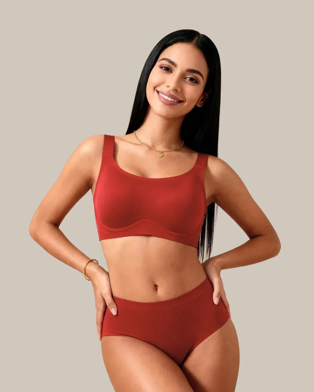 Cygnuss premium full-coverage wire-free comfort bra - Green