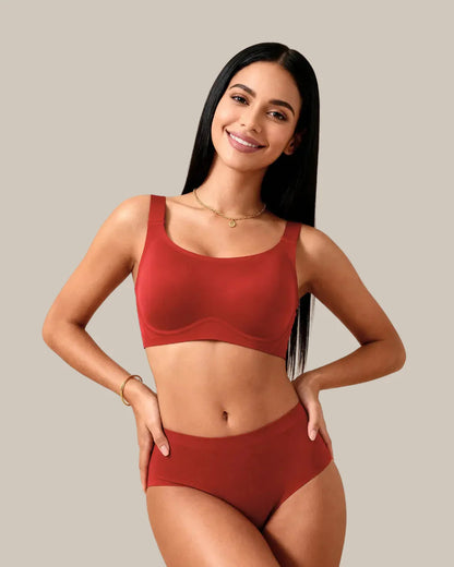 Cygnuss premium full-coverage wire-free comfort bra - Green