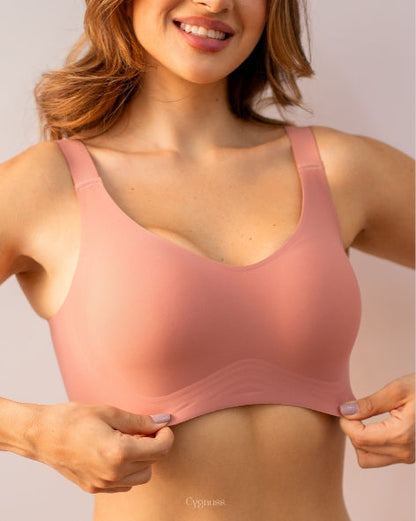 Premium Reinforced Bra — High Support & Comfort in Piel — Cygnuss